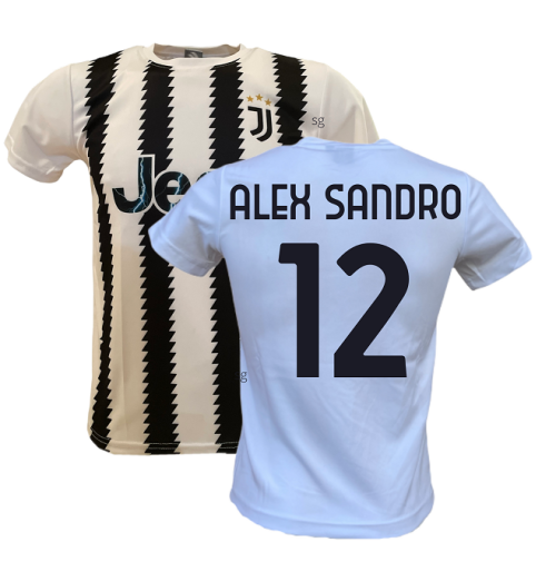 Maglia Juventus Alex Sandro 12 ufficiale replica 2022/2023 personalizzata